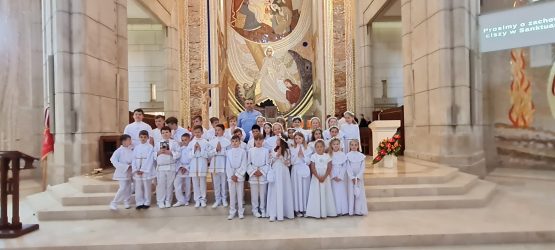 Pielgrzymka dzieci pierwszokomunijnych